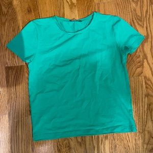 Green fitted Zara tshirt